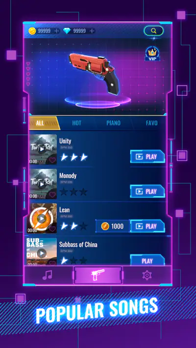 Rhythm Fire – Sparatutto EDM screenshot 1