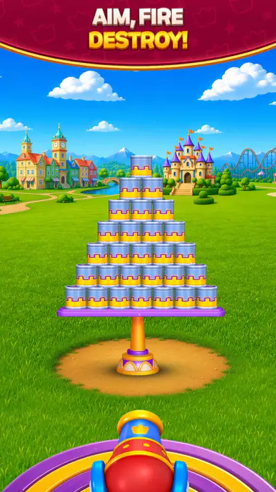 Royal Smash! - Physics Puzzle screenshot 1
