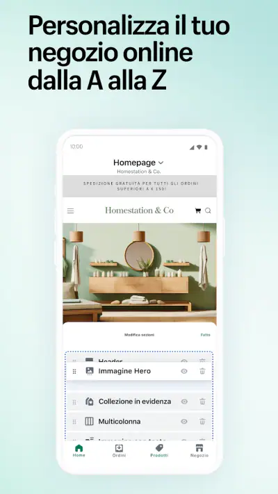 Shopify: il tuo negozio online screenshot 1