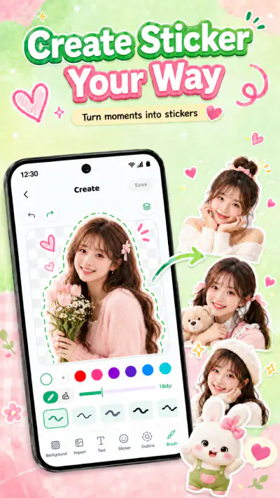 Sticker Maker & Funny Emoji screenshot 1