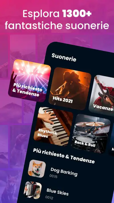 Suonerie per Cellulari Android screenshot 1