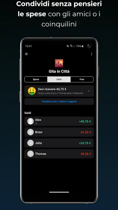 tricount - Spese condivise screenshot 1