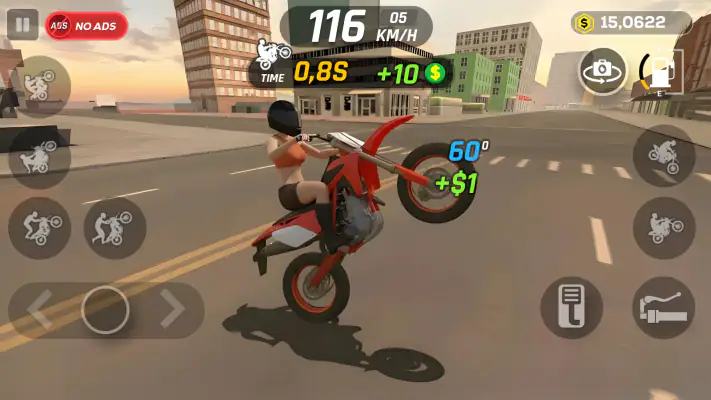 Wheelie Master: Moto Ride 3D screenshot 1