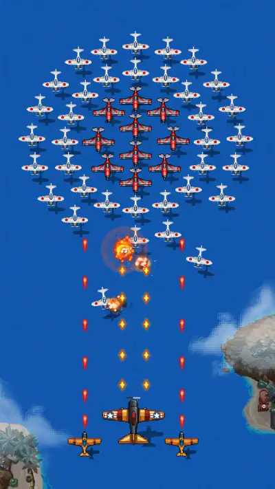 1945 Air Force: 飛行機シューティングゲーム screenshot 1
