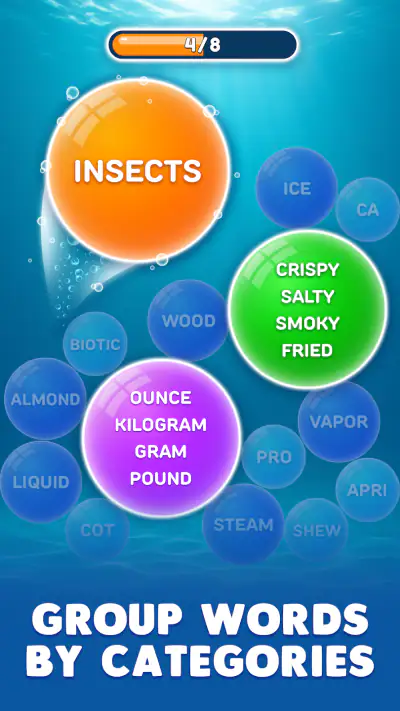 Bubble Word Jam screenshot 1