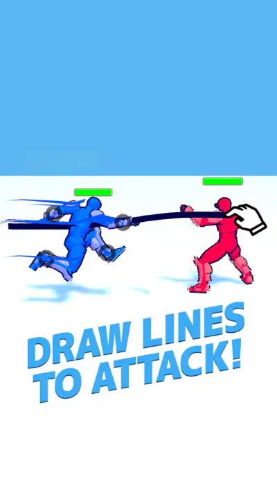 Draw Action: フリースタイルバトル screenshot 1