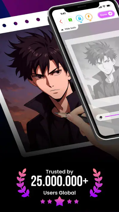 Draw Anime - AR Tracing App screenshot 1