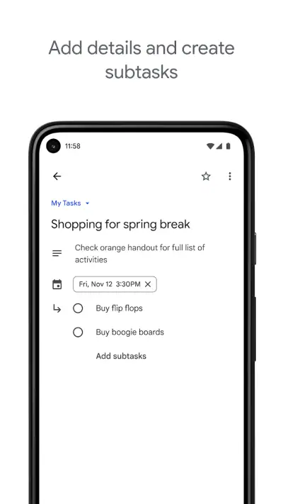 Google ToDo リスト screenshot 1