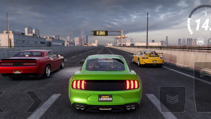 Highway Legends: Car Racing 3D screenshot 1