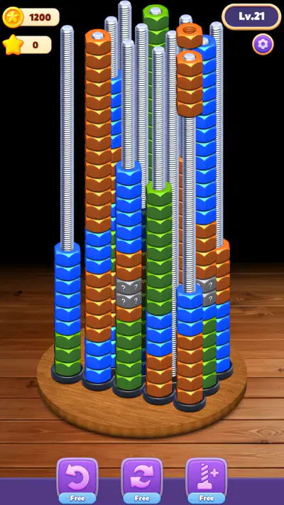 Nut Stack：Sort Puzzle screenshot 1