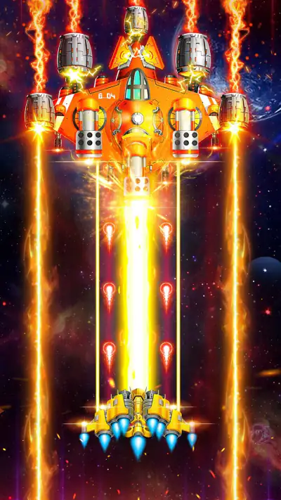 スペースシューター: レトロ シューティングゲーム screenshot 1