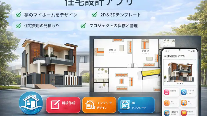 住宅デザインアプリ screenshot 1