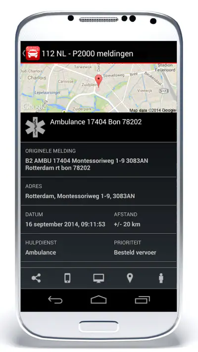 112-Nederland: P2000 screenshot 1