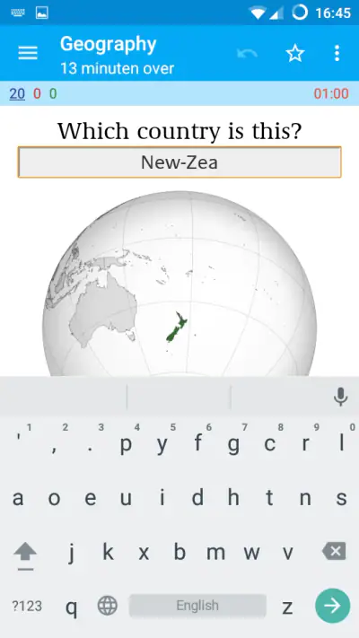 AnkiDroid flitskaarten screenshot 1