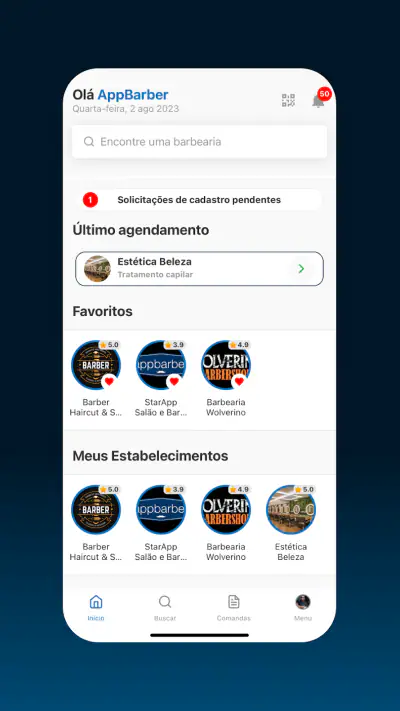 AppBarber: Cliente screenshot 1