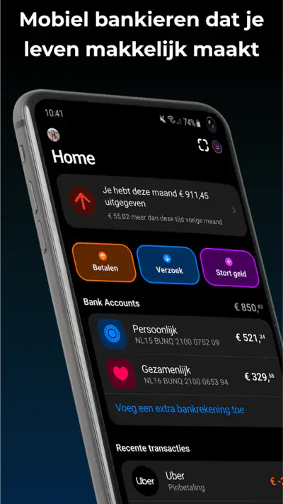 bunq screenshot 1