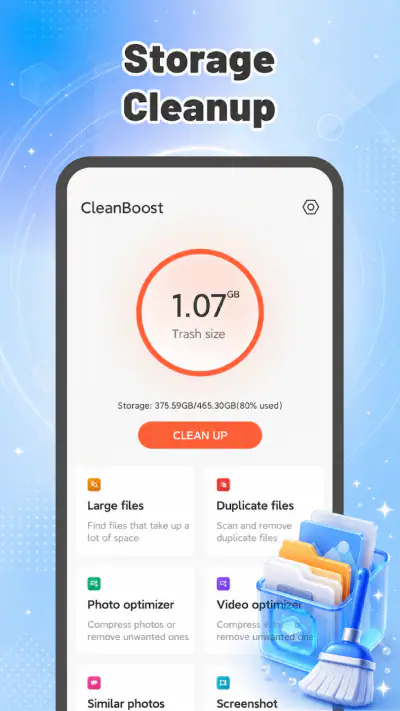 CleanBoost - Junk Cleaner screenshot 1