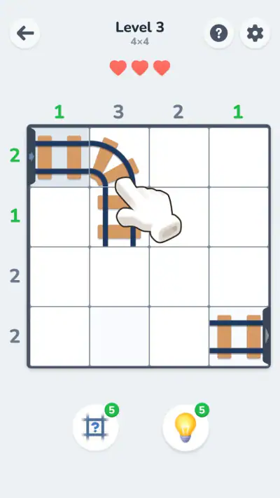 Connect Tracks: Logica Puzzel screenshot 1