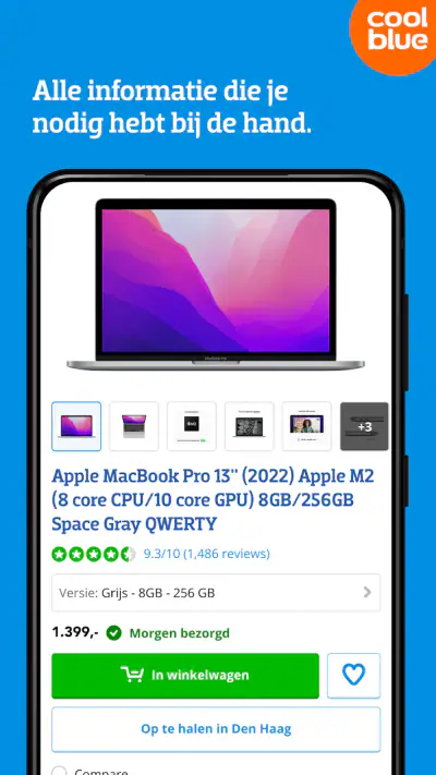 Coolblue screenshot 1