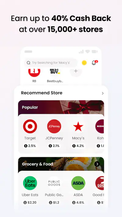 Coupert - Coupons & Cash Back screenshot 1