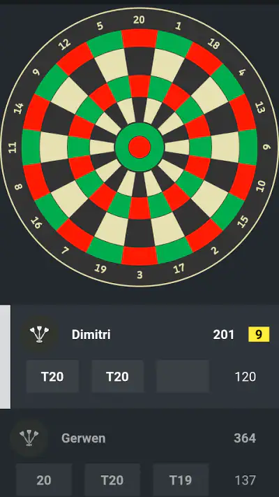 DARTS Scorebord 2026 screenshot 1