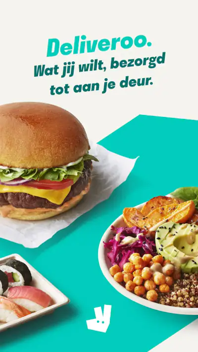 Deliveroo: Eten en winkelen screenshot 1