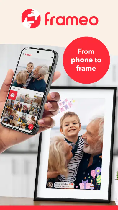 Frameo: Deel fotolijsten screenshot 1