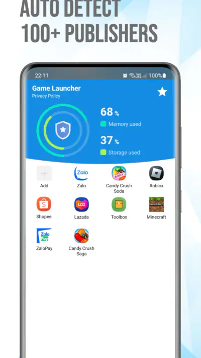 GAxHub: Gaming Hub & Launcher screenshot 1