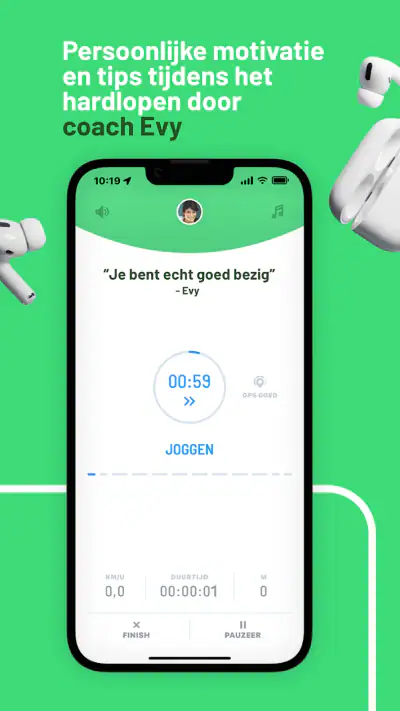 Hardlopen met Evy screenshot 1