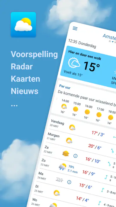 Het Weer 14 dagen - Meteored screenshot 1