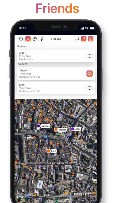 Hunting Game: GPS Manhunt screenshot 1