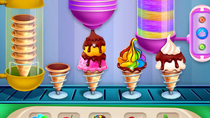 Ijsje Kegel koekj Bakken Maker screenshot 1