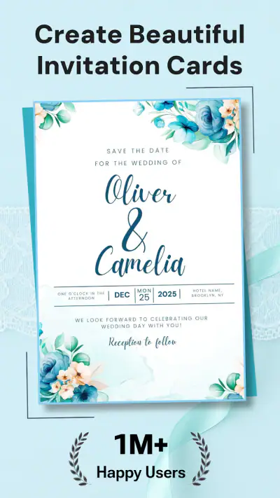 Invitation Card Maker screenshot 1