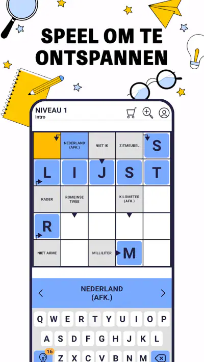 Kruiswoord Pro: Zweedse puzzel screenshot 1