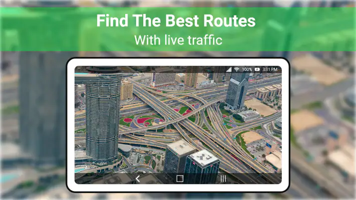 Live Earth Map -Wereldkaart 3D screenshot 1