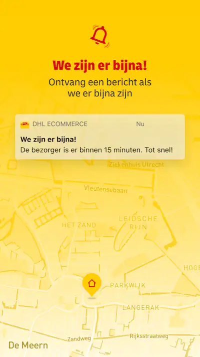 Mijn DHL screenshot 1