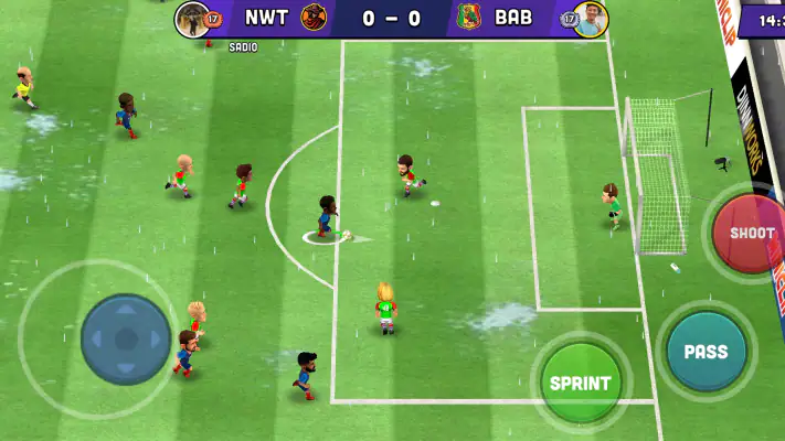Mini Football - Soccer Games screenshot 1