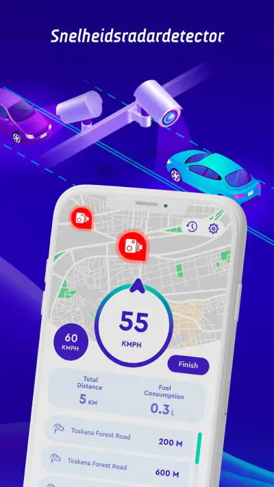 Offline kaarten, GPS screenshot 1