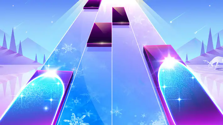 Piano Music Go-Piano Spelletje screenshot 1