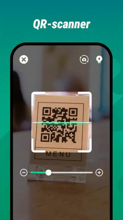 QR-codescanner screenshot 1