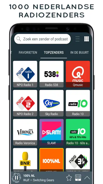 Radio Luisteren Nederland App screenshot 1