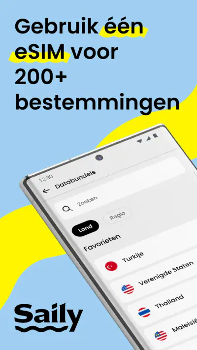 Saily: eSIM voor op reis screenshot 1