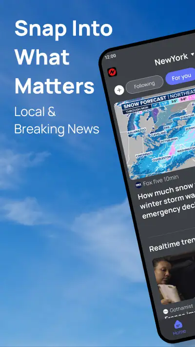 Snap News: Local & Alerts screenshot 1