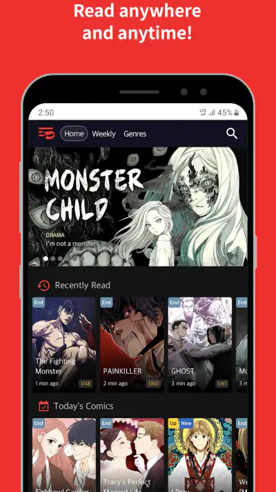 Toomics - Read Premium Comics screenshot 1