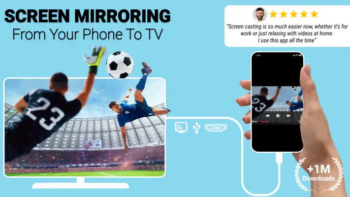 USB Connector Cast Phone to TV screenshot 1