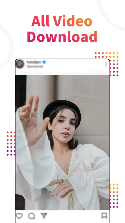Video downloader, save video screenshot 1