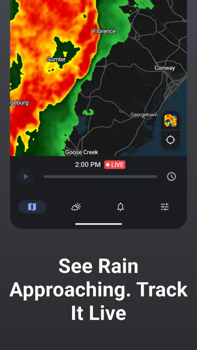 RainViewer: Regenradar Live screenshot 1