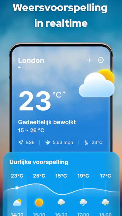 Weersverwachting, Lokale Radar screenshot 1