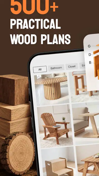 Woodsense: Wood Plans & Guides screenshot 1