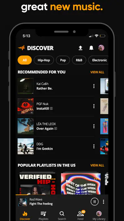 Audiomack: Baixador de músicas screenshot 1